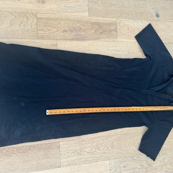 Frank & Eileen Emma Popover Henley Maxi Dress black Small - Picture 2 of 4